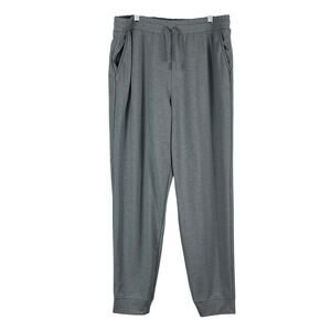 Nike Yoga Men's Gray Dri-Fit Pants Size XL Drawstring Pockets Lounge Coach Gym